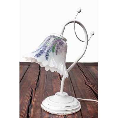 Lampka stołowa FLEUR w prowansalskim stylu